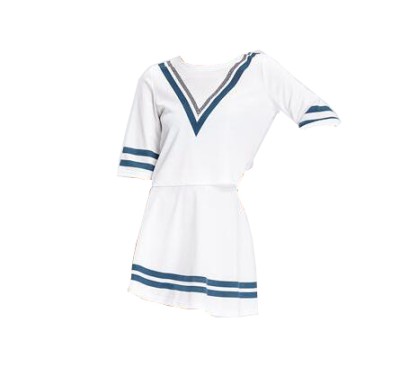 SKCU019 custom-made short-sleeved cheerleading uniform style Customized football baby cheerleading uniform style Fashionable cheerleading uniform style Cheerleading uniform manufacturer 45 degree